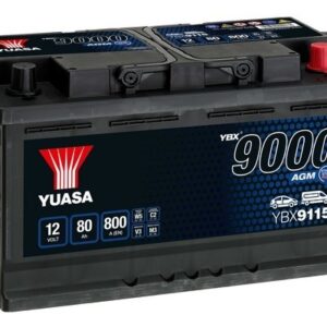 YUASA BATERIA YBX9115 12V 80AH 800A